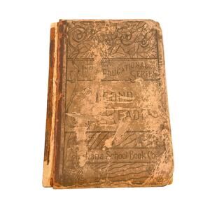 Indiana Educational Series Second Reader 1800s Schoolbook